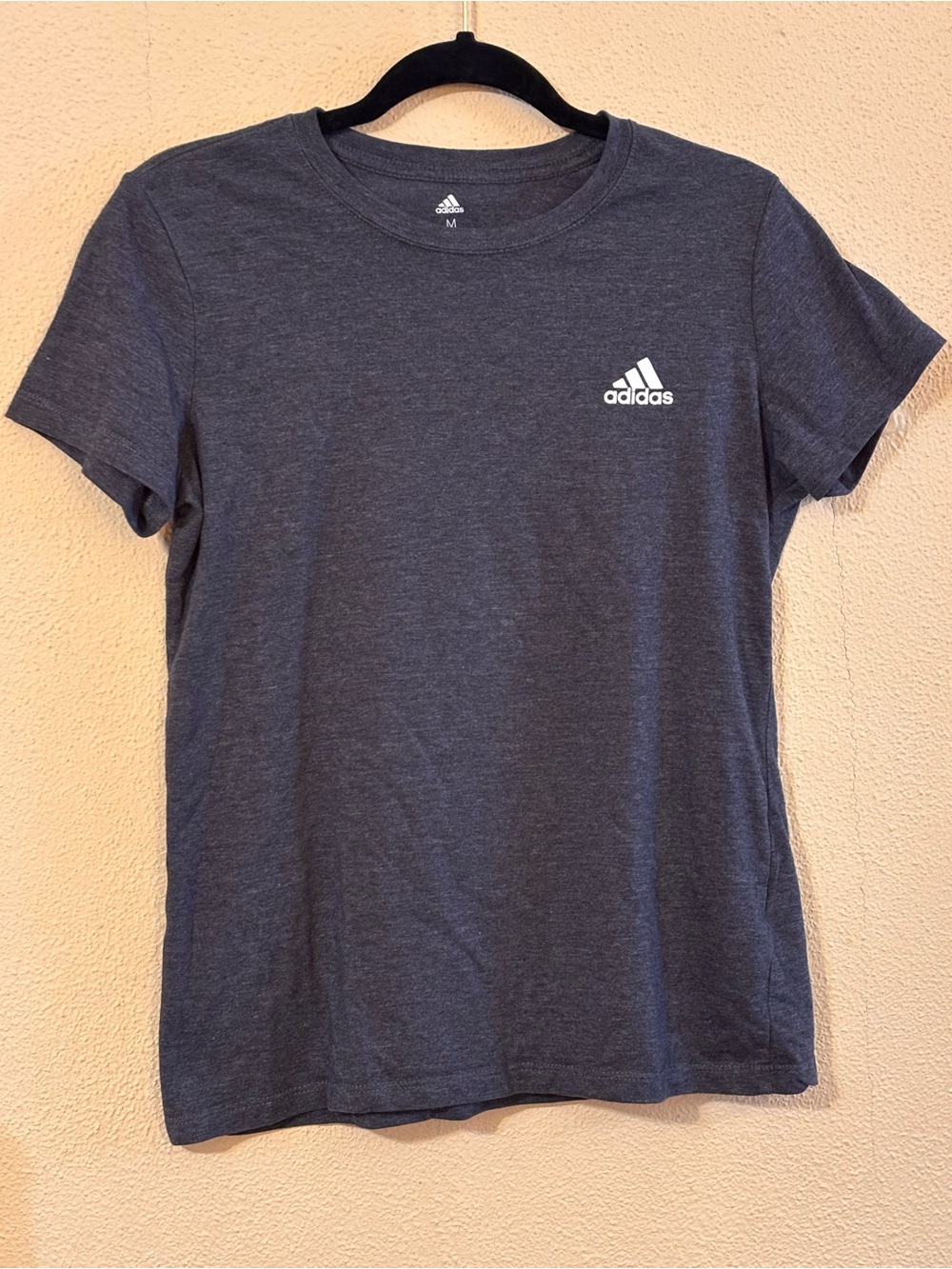 Adidas Golf Juniors M Dark Heather Gray Logo T-Shirt